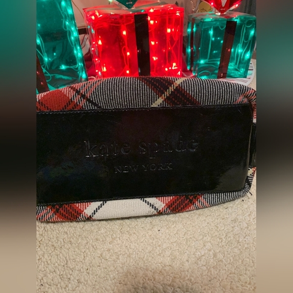 Rare Kate Spade Stevie Flannel Plaid Purse - Picture 2 of 3